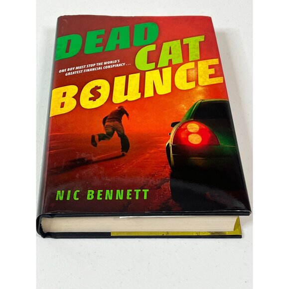 Dead Cat Bounce Hardcover YA Teen Spy Thriller Novel by Nic Bennett - Picture 3 of 7